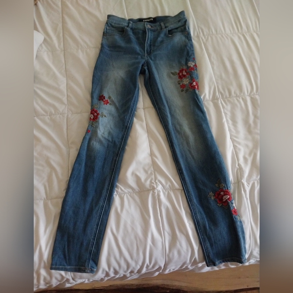Express jeans- Embroidered